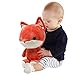 Bellzi Orange Fox Cute Stuffed Animal Plush Toy - Adorable Soft Fox Toy Plushies and Gifts - Perfect Present for Kids, Babies, Toddlers - Foxxi