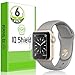 IQShield Screen Protector Compatible with Apple Watch Series 2 (38mm)(6-Pack) LiquidSkin Anti-Bubble Clear TPU Film