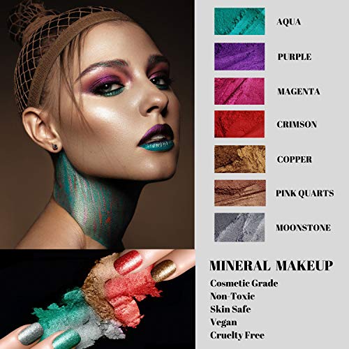 2 Brilliant+Mica+Powder+Non+Toxic+Multicolor