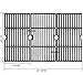 Hisencn 16 7/8 x 9 5/16 Grill Grates for Charbroil 463436215, 463436214, 463436213, 463420508, 463440109, 463441312, 463441514 Models, Porcelain Enameled Cast Iron Cooking Grate for Thermos 461442114