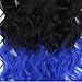 Creamily(TM) Natural Black To Hyacinth To Blue 18