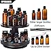 TJ.MOREE Bamboo Diffuser Holder Carousel Black- 2 Tier Height Increase Rack with Upper Tray for Holding Diffuser, for 5ml, 10ml, 15ml, 20ml Essential Oils Bottlesthumb 2