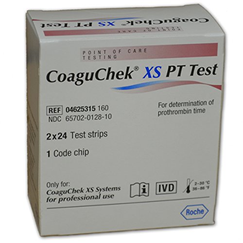 Test Strips Coaguchek XS PT Test (2x24 Count) with Codechip Buy