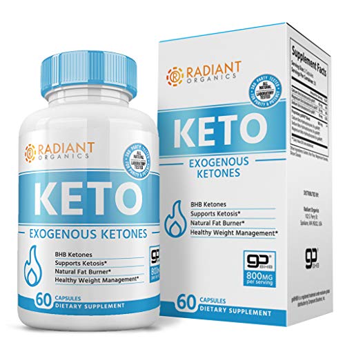 Keto Pills for Weight Loss | Best Exogenous Ketones Supplement | Appetite Suppressant for Women & Men | Reach Ketosis Fast | All Natural | 60 Count