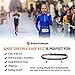 sport2people Ultra Running Race Belt for Runners - Triathlon Number Belt with Gel Loops - Reflective Running Gear for Marathon Races