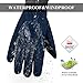 Anqier Winter Gloves for Men Women Thermal Gloves Waterproof Warm Gloves Driving Running Cycling Cold Weather Gloves