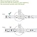 LightingWill 10pcs Pack L Shape Solderless Snap Down 2Conductor LED Strip Connector for Right Angle Corner or 90 Degree Connection of 8mm Wide 3528 2835 Single Color Flex LED Strips