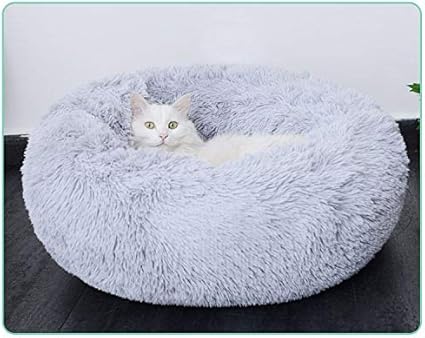Vivi Bear Lit Pour Chat Coussin Pour Chien Lit Pour Chien Extra Doux Confortable Et Mignoncoussin Pour Lit De Chat Lavablelit Donut Chien Convient