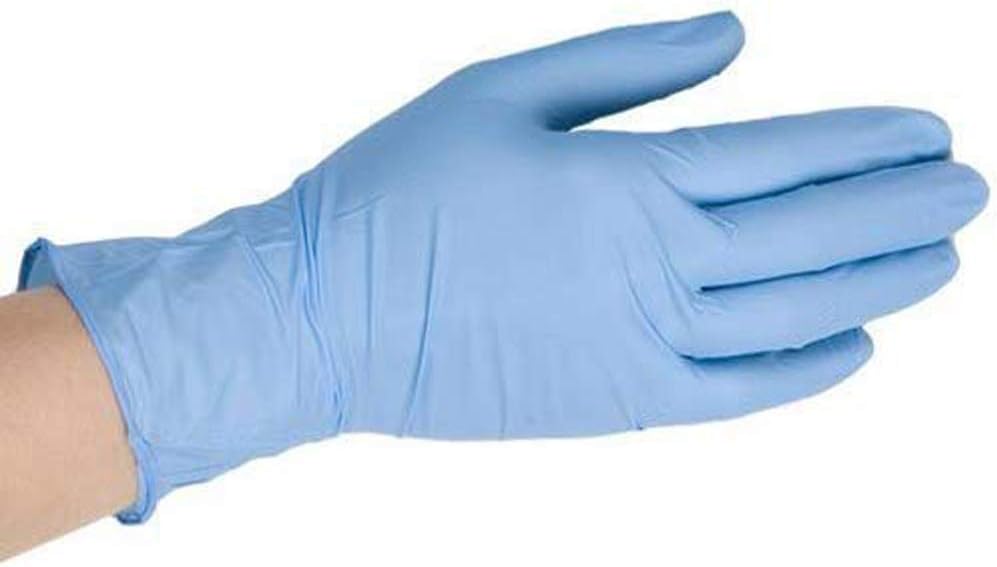Azul Vinilo Guantes - Pequeño - Caja de 100: Amazon.es: Salud y cuidado personal