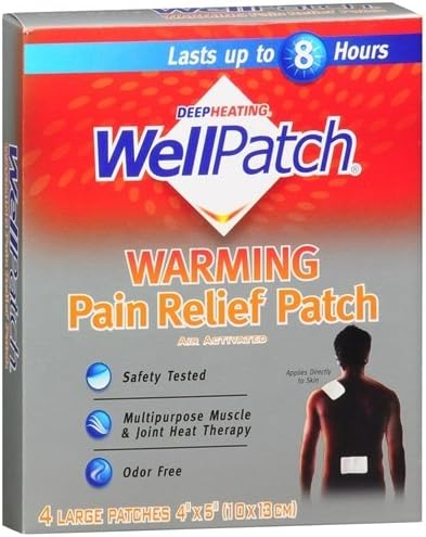 Wellpatch Capsaicin Deep Relief Patch 4 x 8 in. 32 Count