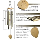 Besiva Wind Chimes, Garden Decor with the Gift of Music, Memorial Wind Chimes to Remember Loved Ones, Lasting Memorial Gift, ff2