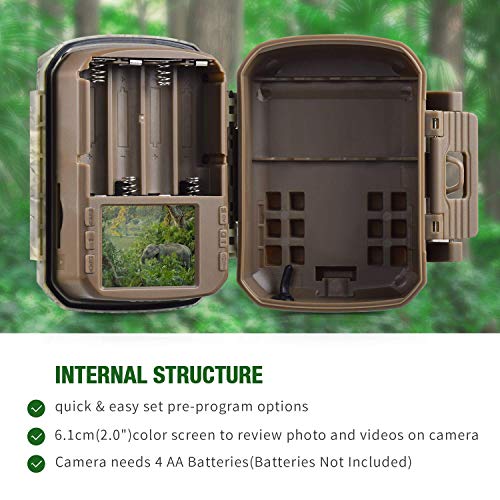 4 Campark+Wildlife+Camera+12MP+Waterproof+Scouting