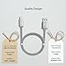 USB Type C Cable, CablePlux USB-C to USB 3.0 Braided Cord (2 Pack, 6.6ft/2m Gray) with Fast Charging and Syncing for Galaxy Note 8, Galaxy S8 & S8 Plus, Google Pixel 2, Huawei Mate 10 Pro, LG V30