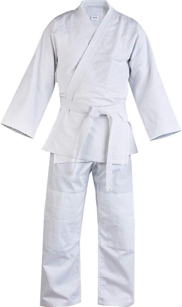 TMAJudo Uniform, Single Weave 450 gram White for Kids