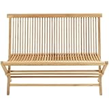 Amazon.de: PLOSS ECO-TEAK® KLAPPBARE BANK "MILFORD" 120 CM