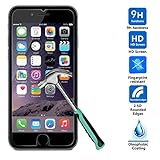 iPhone 6 Plus Screen Protector, MobilePioneer iPhone 6 Plus (5.5inch) 0.3mm Ultra Thin 9H Hardness 2.5D Round Edge Tempered Glass LCD HD Premium Screen Protector - Anti-Scratch/ Shatterproof/ Anti-Fingerprint/ Water & Oil Resistant (iPhone 6 Plus)