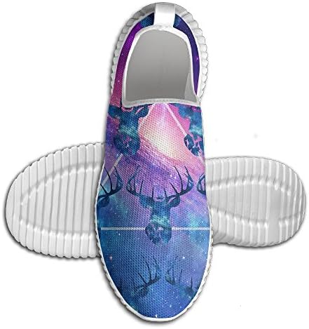 Space Galaxy Deer Running Shoes Fashion Breathable Casual Sneakers Mesh Athletic Shoes 43