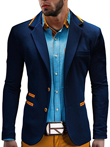 Americana con detalles contrastados