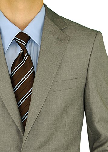 image for GN GIORGIO NAPOLI Presidential Men's 2 Button Suit Separate Coat Blaze