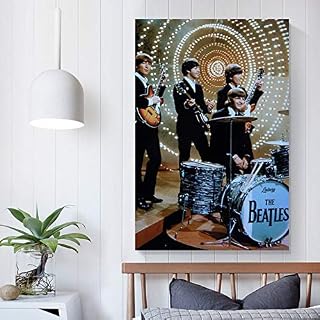 Beatles Top of The Pops Poster décoratif sur toile pour salon, chambre à coucher 30 x 45 cm - Les Beatles, Paul McCartney, John Lennon, RIngo Starr, George Harrison Beatles Top of The Pops Poster décoratif sur toile pour salon, chambre à coucher 30 x 45 cm – Image 5