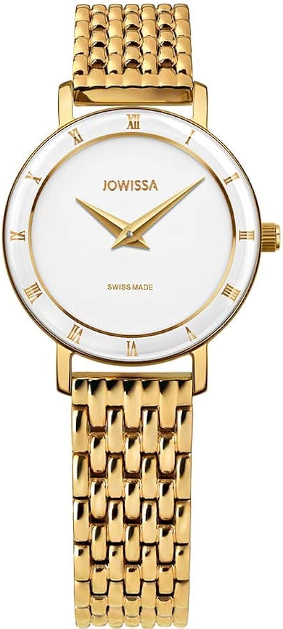 Jowissa Roma Schweizer Damenuhr J2 286 S Weiss Gold Amazon De Uhren