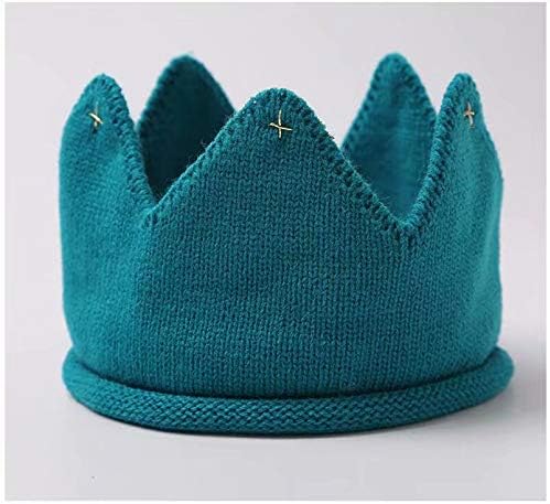 Waymeduo New Handmade Newborn Baby Girl Boy Crochet Knit Crown Hat Photography Prop