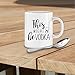 Amandir Birthday Christmas Favorite Child Gave Me This Funny Mug Dad Mom Gifts from Daughter Son 11oz White Coffee Cup for Women M, model-g160