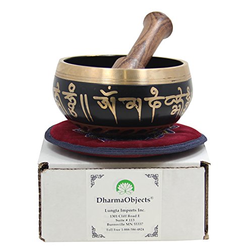 Tibetan Meditation Om Mani Padme Hum Peace Singing Bowl With Mallet