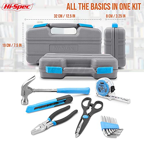 Hi-Spec 40-teiliges Werkzeug Set mit Schwarz Blauen Werkzeugen im praktische Aufbewahrungskoffer, handlich und gut zu… – Bild 5