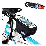 Azaker Top Tube Bike Frame Bag LECCER Super Light Cycling Bicycle Front Bag Pannier Single Pouch for up to 5.7 inch Cellphone Phone