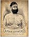 Tattoo Decor - The Tattooed Man - Captain Costentenus - 11x14 Unframed Art Print - Perfect Tattoo Shop Decor, Tattoo Artist Gifts, Tattoo Sign and Decorations for Parlor