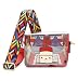Crossbody Bags for Women Abstract Geometry Graphic Clear Messenger Bag Adjustable Shoulder Strap primary
