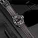 Menton Ezil Fashion Men's Sport Analog Watch Genunie Leather Luminous Hand Auto Date Wristwatches 30M Waterproof Quartz Watches for Man