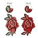 OPount 8 Pieces 4 Set Multifarious Embroidery Lace Flower Applique Sew On Patches DIY Collar Bust Dress Bag Shoes Craft Decor