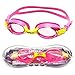 COPOZZ Kids Swimming Goggles, Child (Age 4-12) Waterproof Swim Goggles with Clear Vision Anti Fog UV Protection No Leak Soft Silicone Frame and Strap for Kid Boys Girls and Early Teens