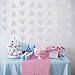 Lacheln Glitter Paper Heart Garland Hanging Party Decorations for Wedding,Baby Shower, Christmas Decor,20 Feet Total (Glitter Silver)
