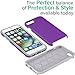 CellEver Heavy-Duty Case for iPhone 6 / 6s - Dual Layer, Military Grade Protection, Elevated Screen & Camera Protection, Slim, Shockproof Non-Slip Phone Cover, Purple