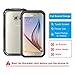 iThrough S6 Edge Waterproof Case, Waterproof, Driving Swimming Proof Case, Waterproof Protection up to 20ft/6M, Heavy Duty Protective Carrying Cover Case for Samsung Galaxy S6 S6 Edge (Black)