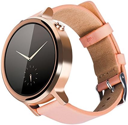 XIEMIN 16MM Lady Leather Watch Band/ Strap Watchband for Moto360 2nd gen Generation Regular Replacement Strap 16mm-band (Rose gold-Regular Style)