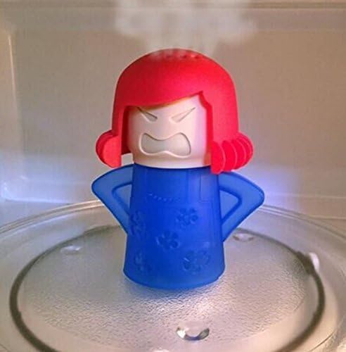 Microwave Cleaner Plastic Angry Mom with Fridge Odor Absorber Cool Mom for Home Kitchen Cleaner Tool Steam Clean Crud Disinfects with Vinegar and Water - Image 3