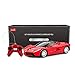 RASTAR Ferrari Toy Car, 1:24 RC Ferrari LaFerrari Model Car for Kids - Red, Random Frequency
