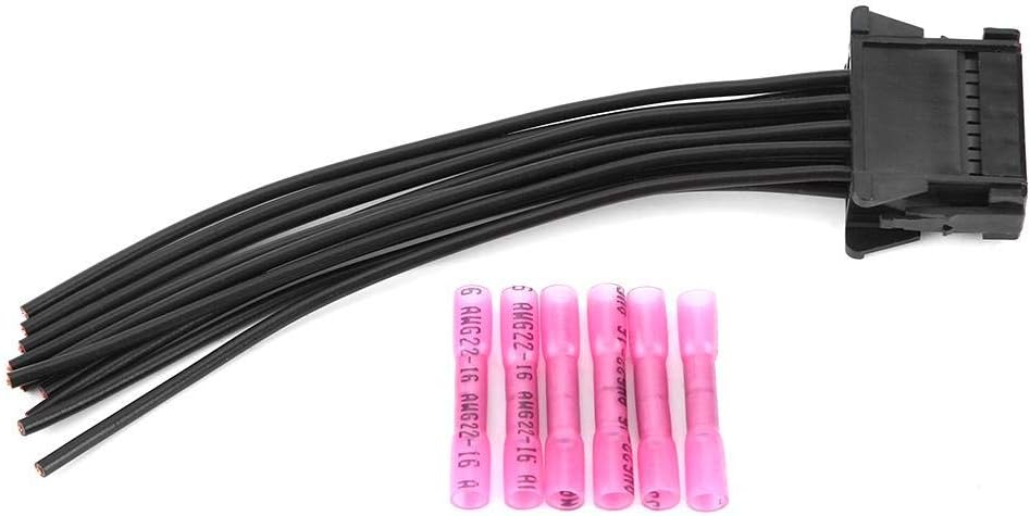 Blower Motor Resistor Wiring + Connector Blower Motor Resistor Wiring Pigtail Harness Repair Connector 05-10 7701209803