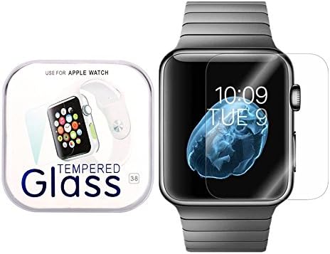 Apple Watch 42mm Smart Watch Screen Protector, Kayane empered Glass Screen Protector [Bubble Free ][Scratch Resistant][Easy Installation] for Apple Watch 42mm (2 pack)