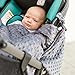 J.L. Childress Cuddle 'N Cover Stroller Blanket - Soft Baby Blanket for Travel, Car Seat, & Strollers, All-Weather Sun & Shade Protection for Infant & Toddler, Silky & Minky Fabric - 30