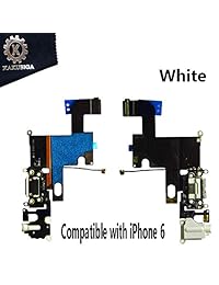 Kakusiga - Cable de carga USB original para iPhone 6 (incluye micrófono y conector de audio para auriculares), color negro