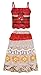 AmzBarley Princess Moana Costume Outfit Skirt Set Little Girls Cosplay Dress up Size 6 Red