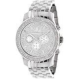 LUXURMAN Mens Real Diamond Watch 0.25ct