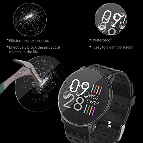 TopACE for UMIDIGI Watch Screen Protector, 9H Hardness Bubble Free Tempered Glass 0.2mm Film Compati - //coolthings.us