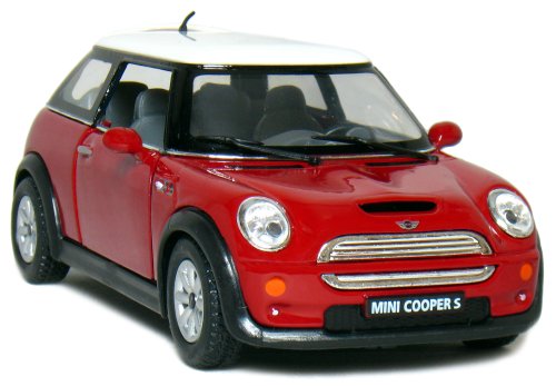 5" Die-cast Mini Cooper S 1/28 Scale (Red).