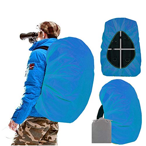 Joy Walker Waterproof Backpack Rain Cover for (15-90L) (Acqua, Middle (for 30-40L Backpack))